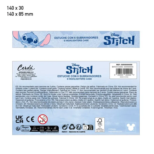 Tussisetti Stitch Monivärinen 5 Kappaletta