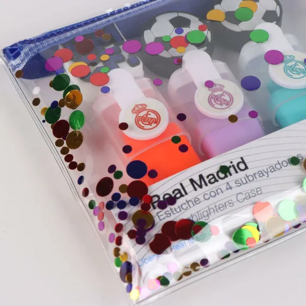 Set of Markers Real Madrid C.F. Multicolour 5 Pieces