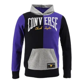 Bērnu Džemperis Converse 9CC255-023 Melns