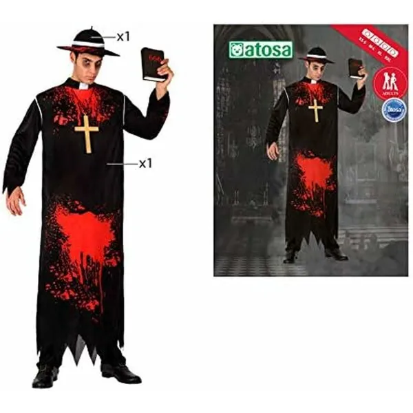 Kostumas suaugusiems Th3 Party Juoda Spalvotas Vaikinas-asasinas (3 Dalys)