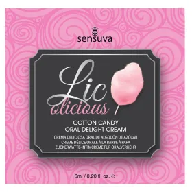 Flavored Lubricant Sensuva Candy Floss 6 ml 1 Piece