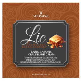 Flavored Lubricant Sensuva Caramel 6 ml 1 Piece