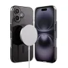 Crong Clear MAG Pro - iPhone 16 MagSafe Case (Black)