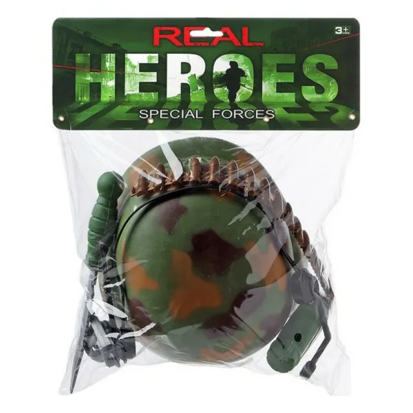 Policijas komplekts Heroes 38368 (5 pcs) Zaļš Kamuflāža 33 x 28 cm