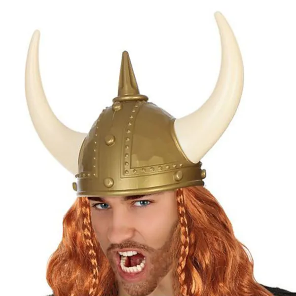 Vikingų šalmas 60659 Auksinis Vikingas