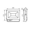 LED floodlight ANTEM LED