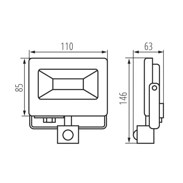 LED floodlight ANTEM LED