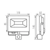 LED floodlight ANTEM LED