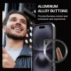 Crong Clear MAG Pro - iPhone 16 MagSafe Case (Black)