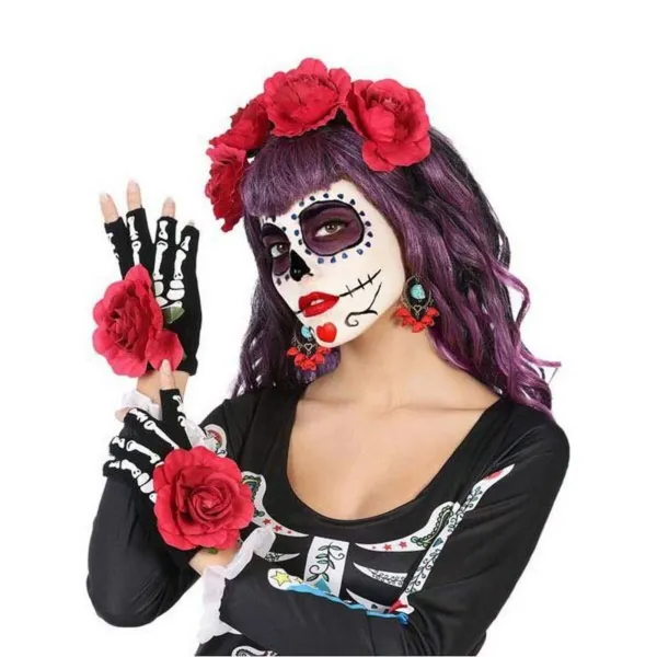 Комплект аксессуаров для маскарадных костюмов 57699 (5 pcs) Красный Halloween