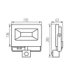 LED floodlight ANTEM LED