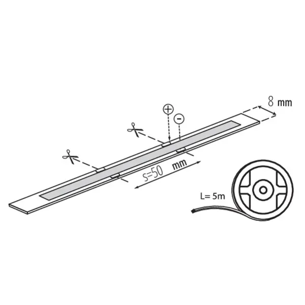 LED light source T8 LED GLASSv4