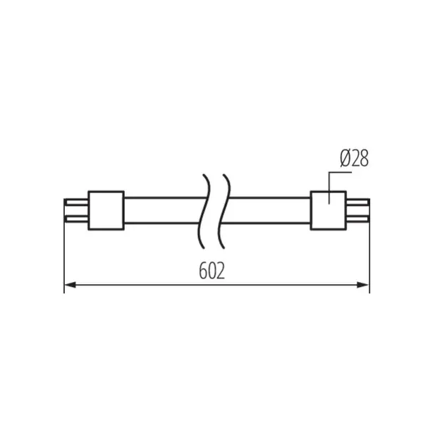 LED light source T8 LED GLASSv4