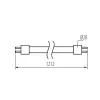 LED light source T8 LED GLASSv4