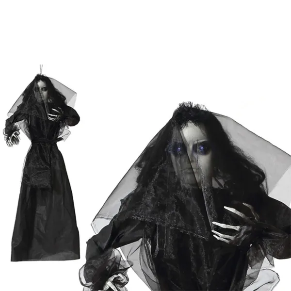 Kabantis dekoras Halloween (140 x 16 x 160 cm) Juoda 140 x 16 x 160 cm