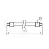 LED light source T8 LED GLASSv5