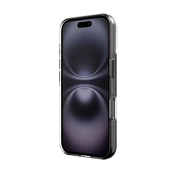 Crong Clear MAG Pro - iPhone 16 MagSafe Case (Black)