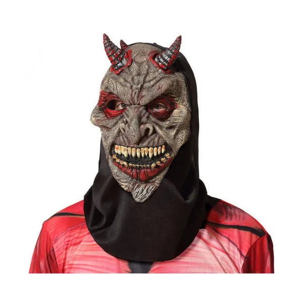 Maska Brūns Halloween Dēmons vīrietis