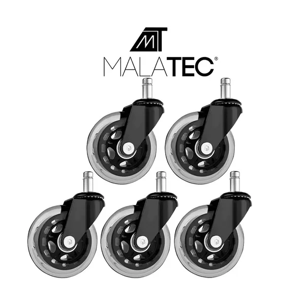 Office chair wheels - 5 pcs Malatec 22077