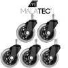 Ratai biuro kėdei - 5 vnt. Malatec 22077