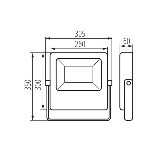 LED floodlight FL AGOR LED