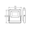 LED floodlight FL AGOR LED