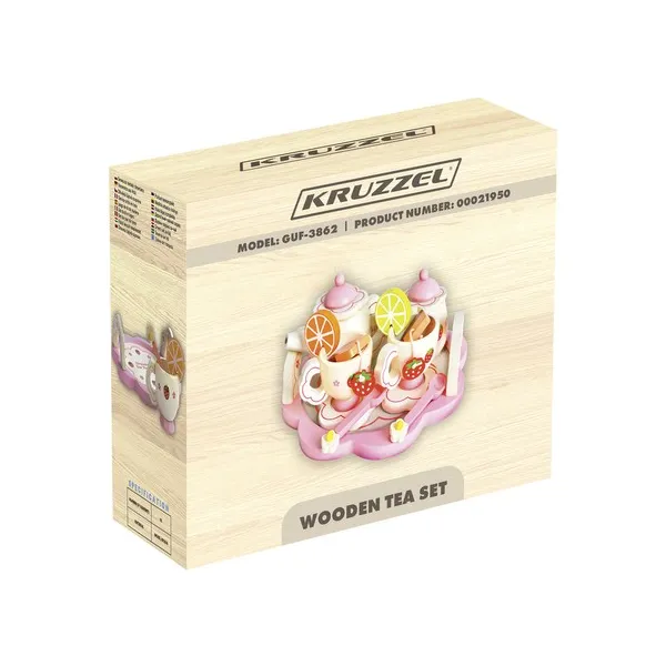 Puidust teekomplekt Kruzzel 21950
