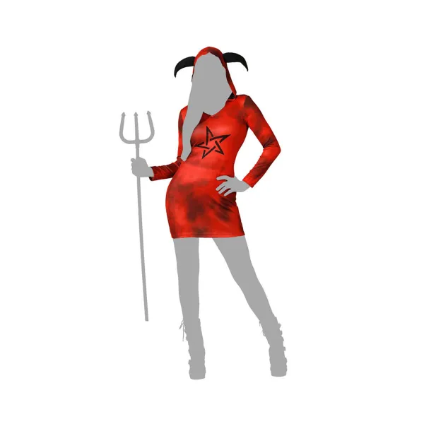 Costume for Adults Female Demon M/L