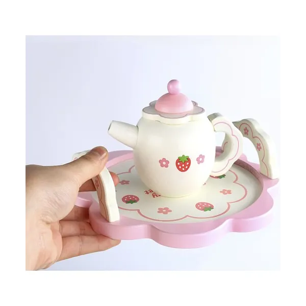 Kruzzel 21950 деревянный чайный сервиз