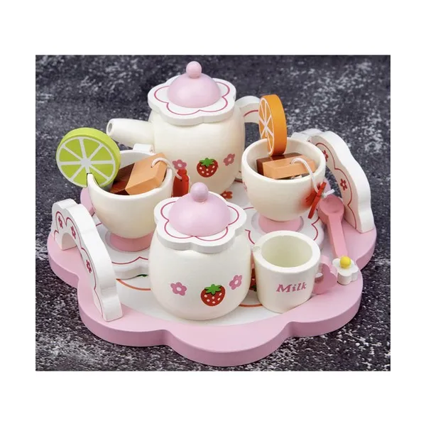Kruzzel 21950 деревянный чайный сервиз