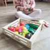 Puidust köögiviljade lõikelaud 21942
