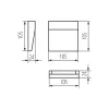 Surface-mounted light fitting DULI LED