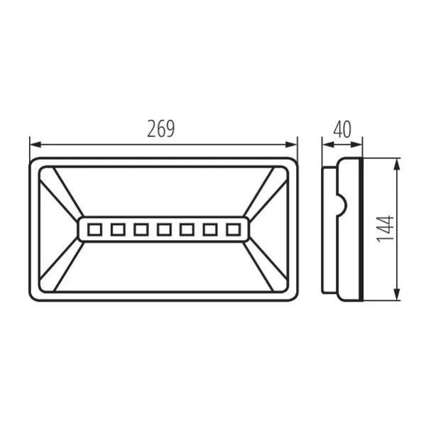 Emergency lighting LED ONTEC S