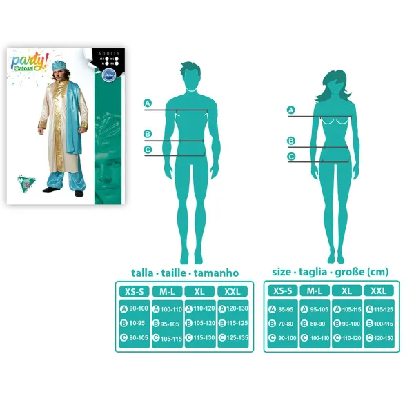 Costume for Adults Hindu XL