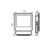 LED floodlight IQ-LED FL