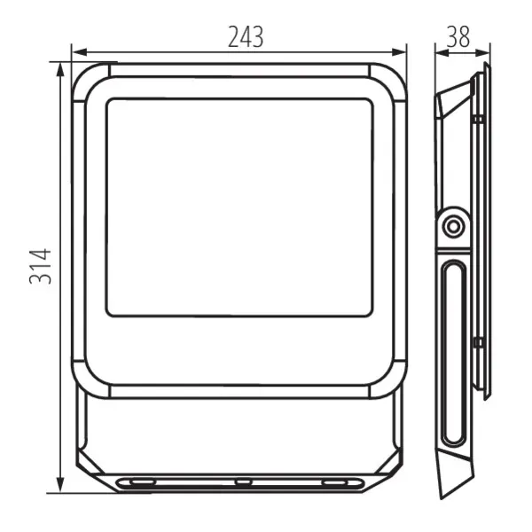 LED floodlight IQ-LED FL