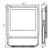 LED floodlight IQ-LED FL