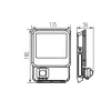 LED floodlight IQ-LED FL