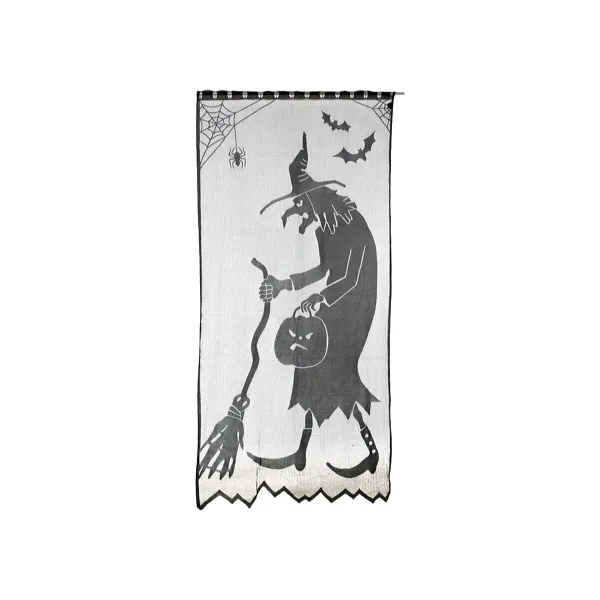 Halloween-koristeet 210 x 100 cm Musta Noita