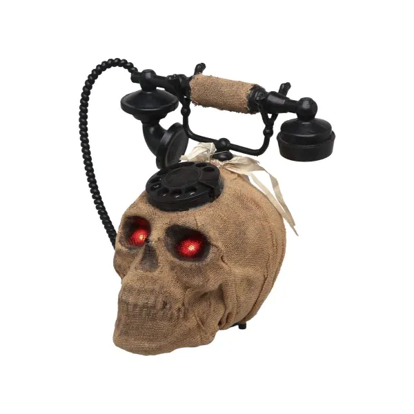 Декор на Хэллоуин Череп Tелефон