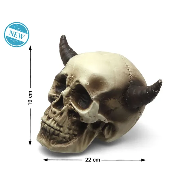 Halloween Decorations 22 x 19 x 15 cm Skull