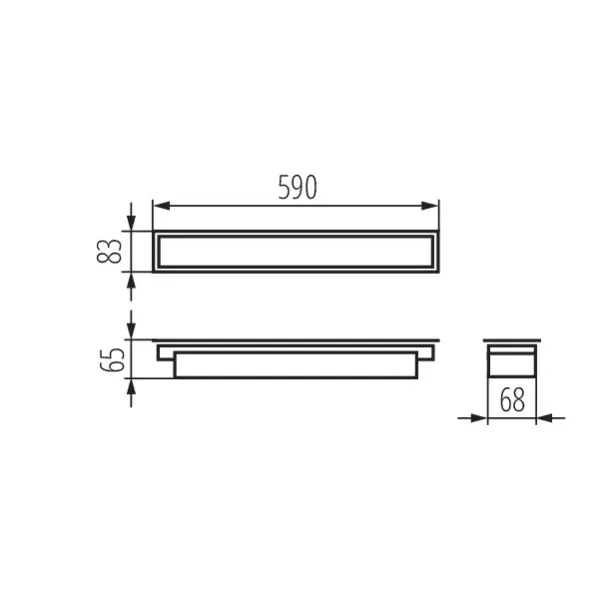 Linear LED luminaire AL-SH-PT