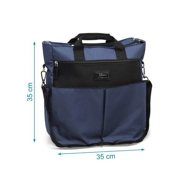 Organizētāja soma bērnu ratiņiem Tumši Zils 37 x 15 x 35 cm