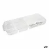 Tray with Compartments Confortime polystyrene 45 x 18 x 4,7 cm 12 Units (45 x 18 x 4,7 cm)