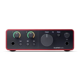 Аудио интерфейс Focusrite SCARLETT SOLO USB-C 4TH GEN