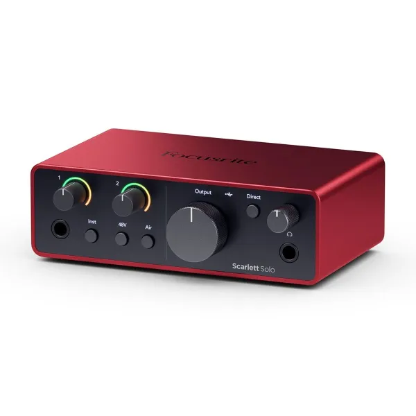 audio interfeiss Focusrite SCARLETT SOLO USB-C 4TH GEN