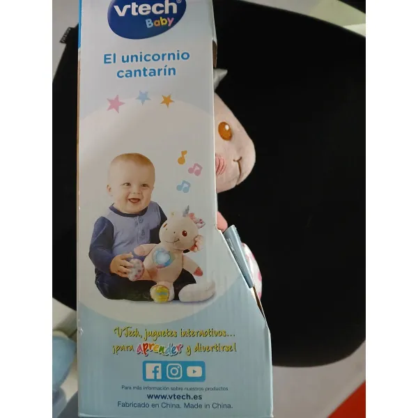 Плюшевая игрушка, издающая звуки Unicorn Vtech (ES) (20 x 28 x 12 cm)