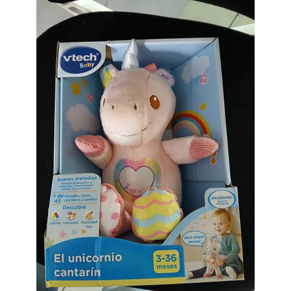 Плюшевая игрушка, издающая звуки Unicorn Vtech (ES) (20 x 28 x 12 cm)