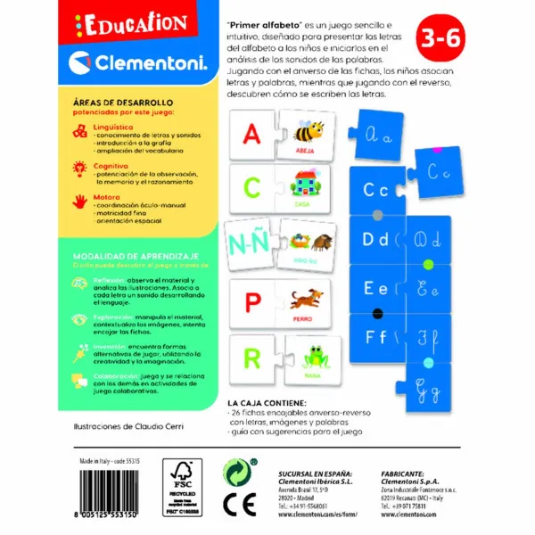 Edukacinis žaidimas Mi Abecedario Clementoni (ES) (ES)