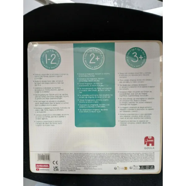Lasten puinen palapeli Goula 53025 (12 pcs)